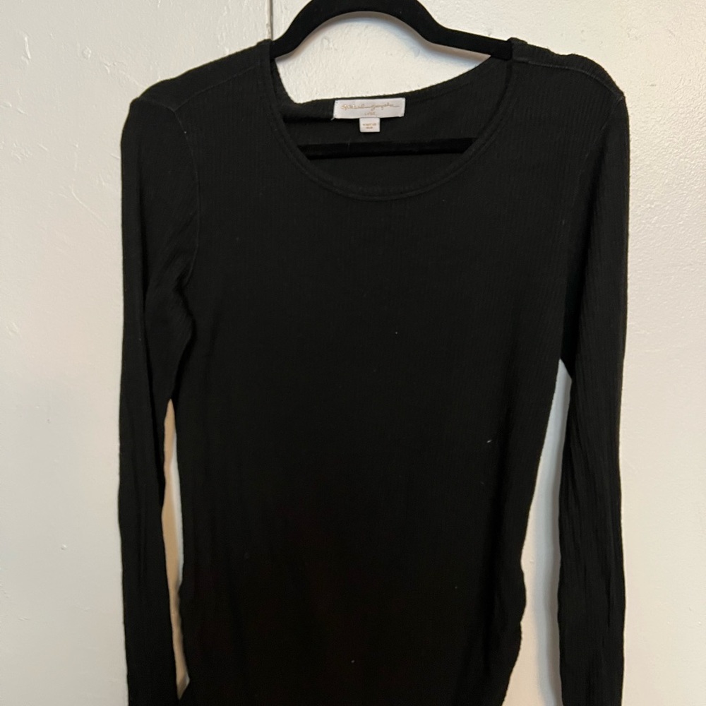 Spiritual Gangster fine rib Long Sleeve top